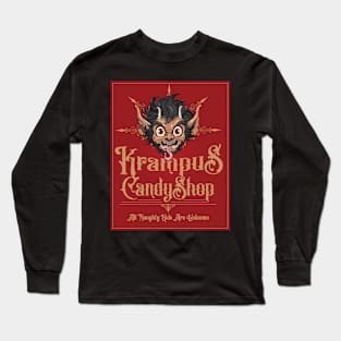 Krampus Candy Shop Long Sleeve T-Shirt